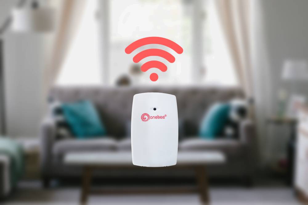 Glass break sensor easily connects to home Wi-Fi network with its wireless connectivity capability.