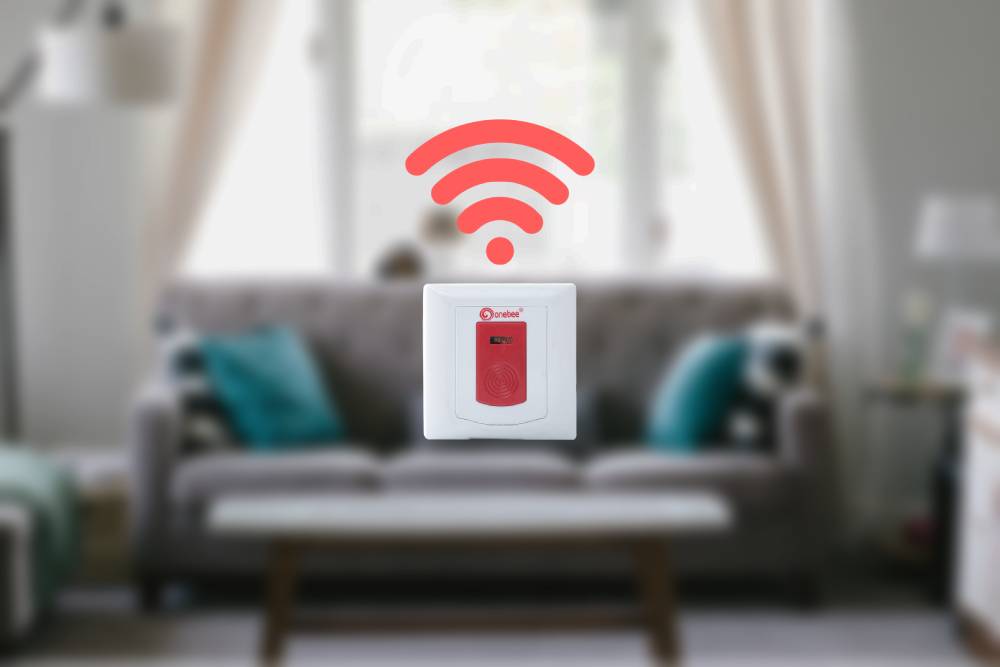 Panic Switch has Wi-Fi connectivity with frequency of 433 MHz and has optional 868 MHz.