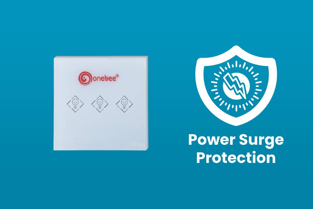 Smart switch provides safety against unexpected power surges.