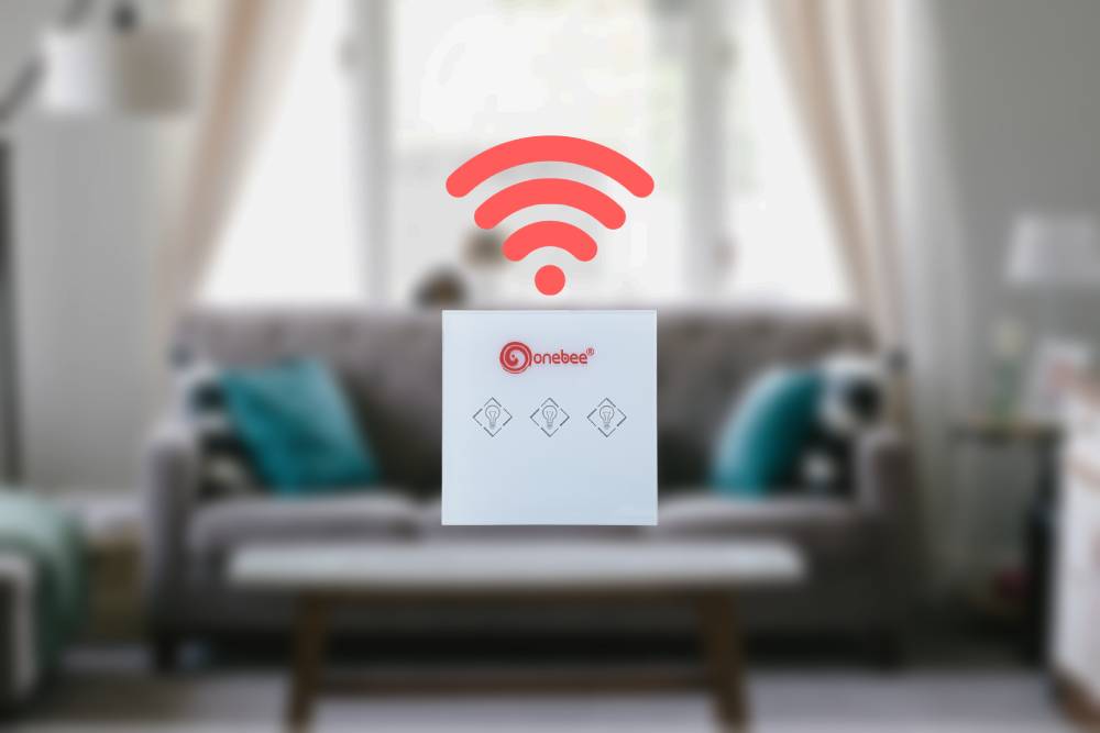 Smart Switch easily connects to Wi-Fi network using wireless connectivity.